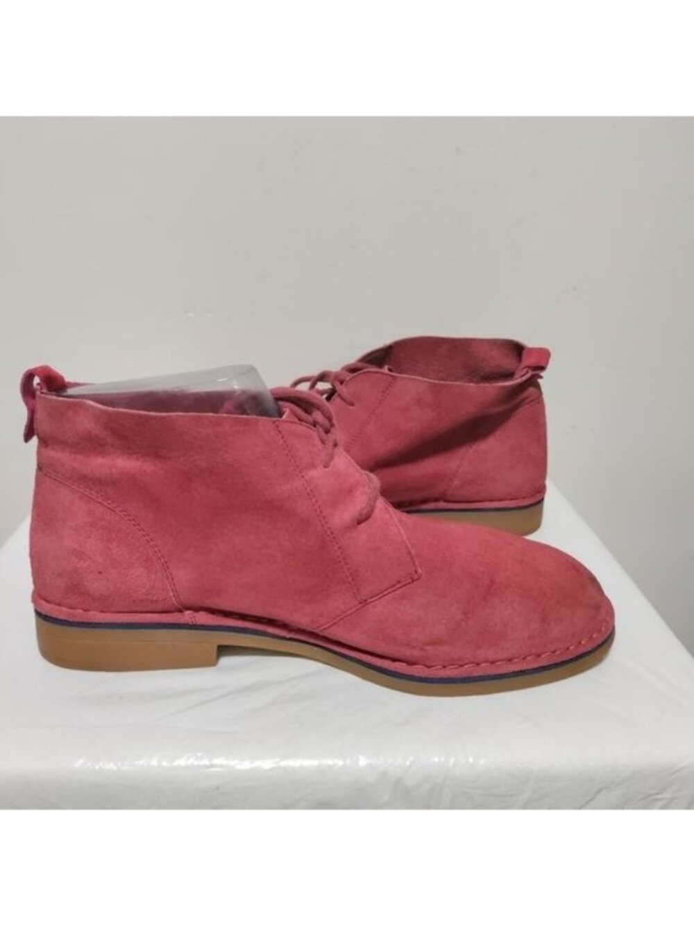 Hush Puppies Womens SZ 11 Red Crya Catelyn Ankle Booties Festival Lagenlook - Picture 2 of 11